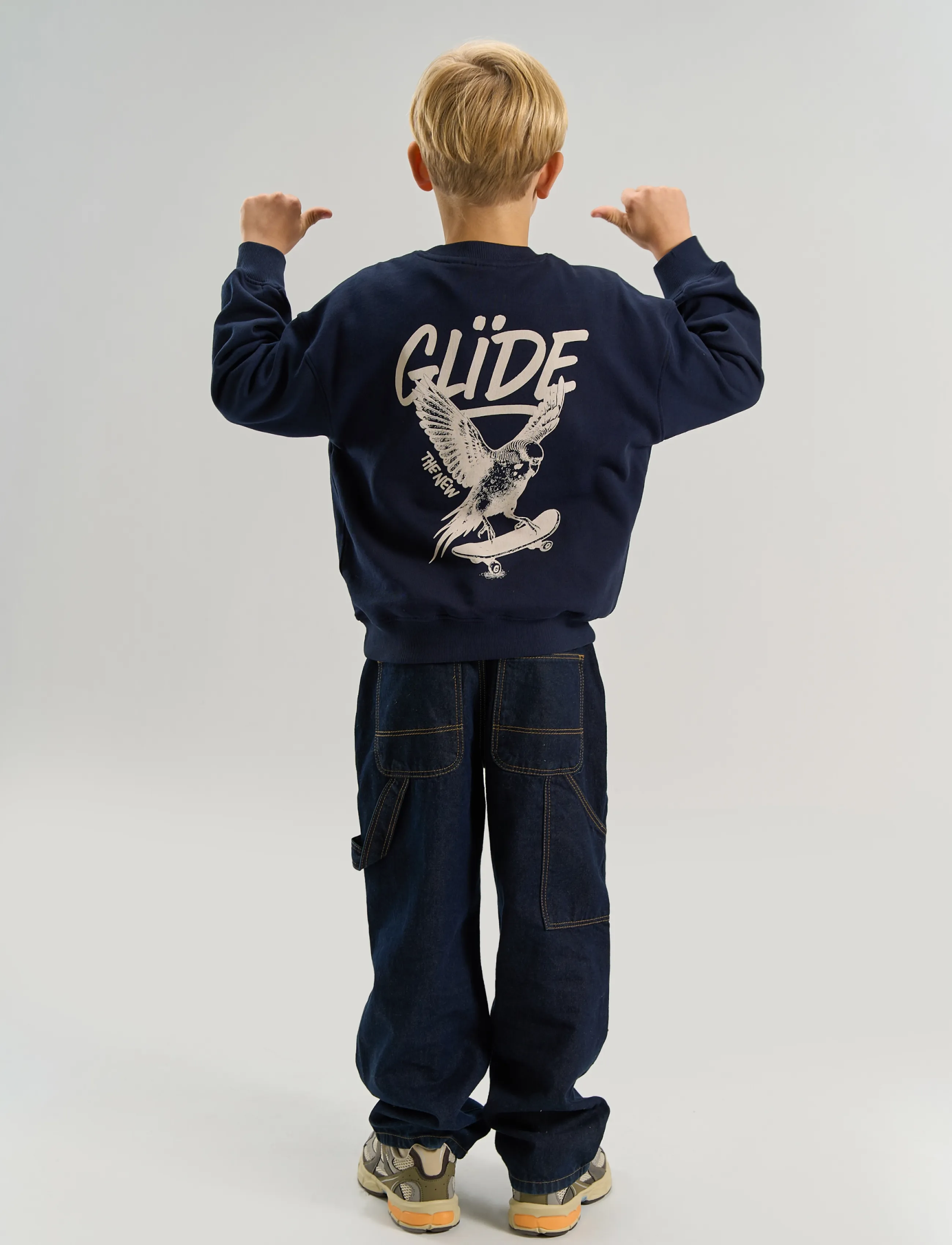 The New - TNVance OS Sweatshirt - sweatshirts - navy blazer - 3