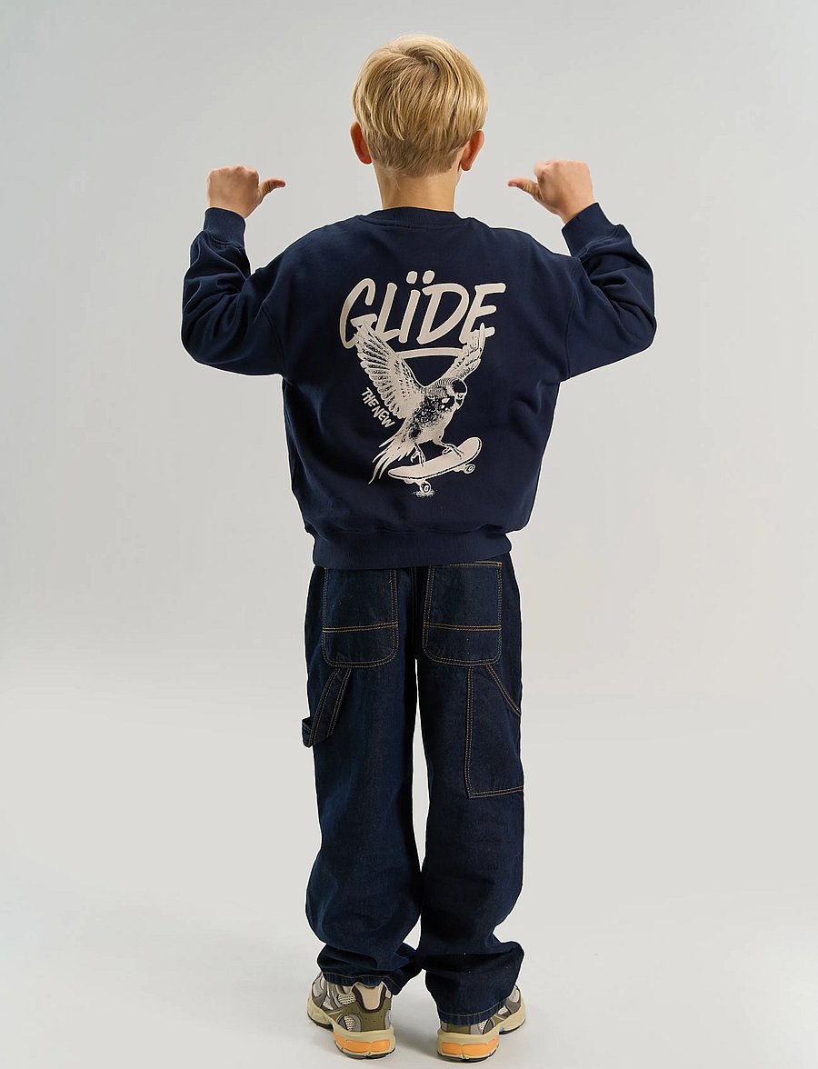 The New - TNVance OS Sweatshirt - sweatshirts - navy blazer - 3