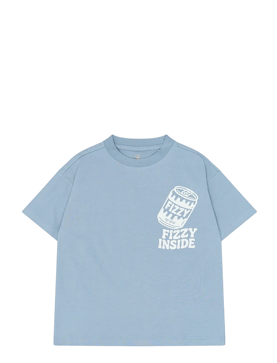 The New - TNValentin OS S_S Tee - kortærmede t-shirts - ashley blue - 1