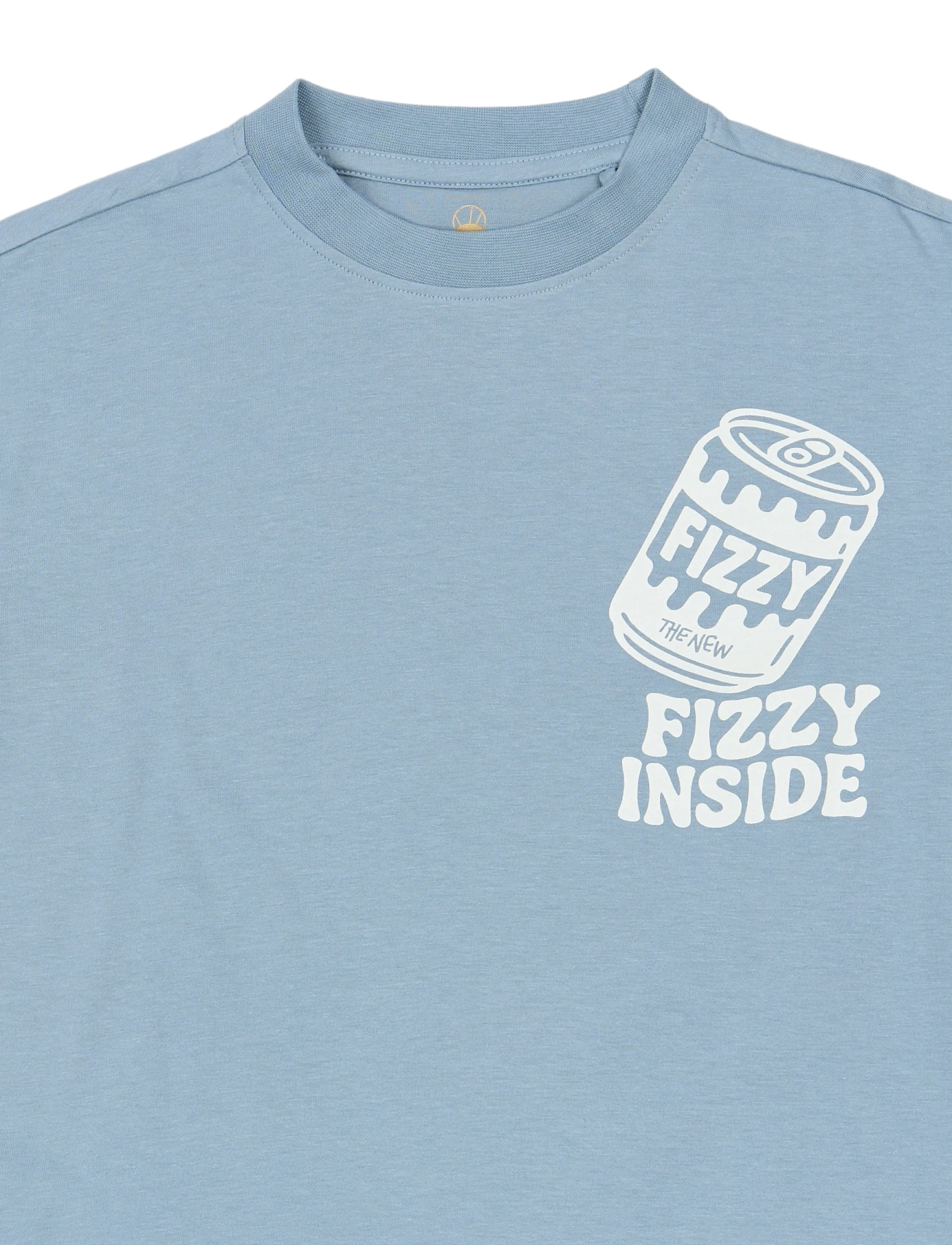 The New - TNValentin OS S_S Tee - kortærmede t-shirts - ashley blue - 3