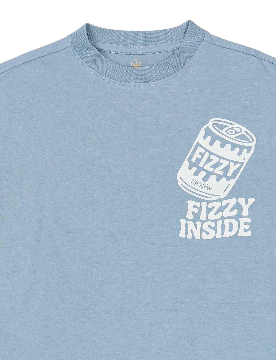 The New - TNValentin OS S_S Tee - kortærmede t-shirts - ashley blue - 3