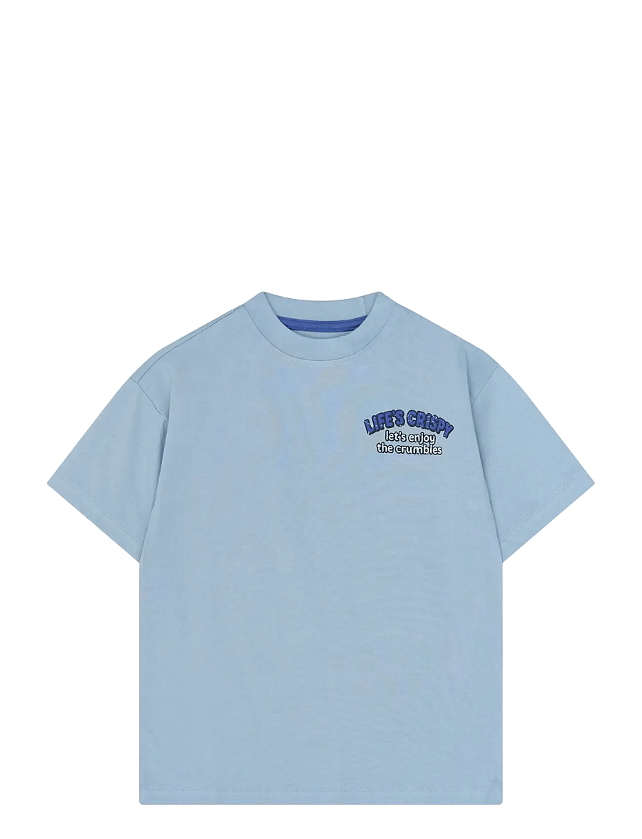 The New - TNVilmar OS S_S Tee - kortærmede t-shirts - ashley blue - 1