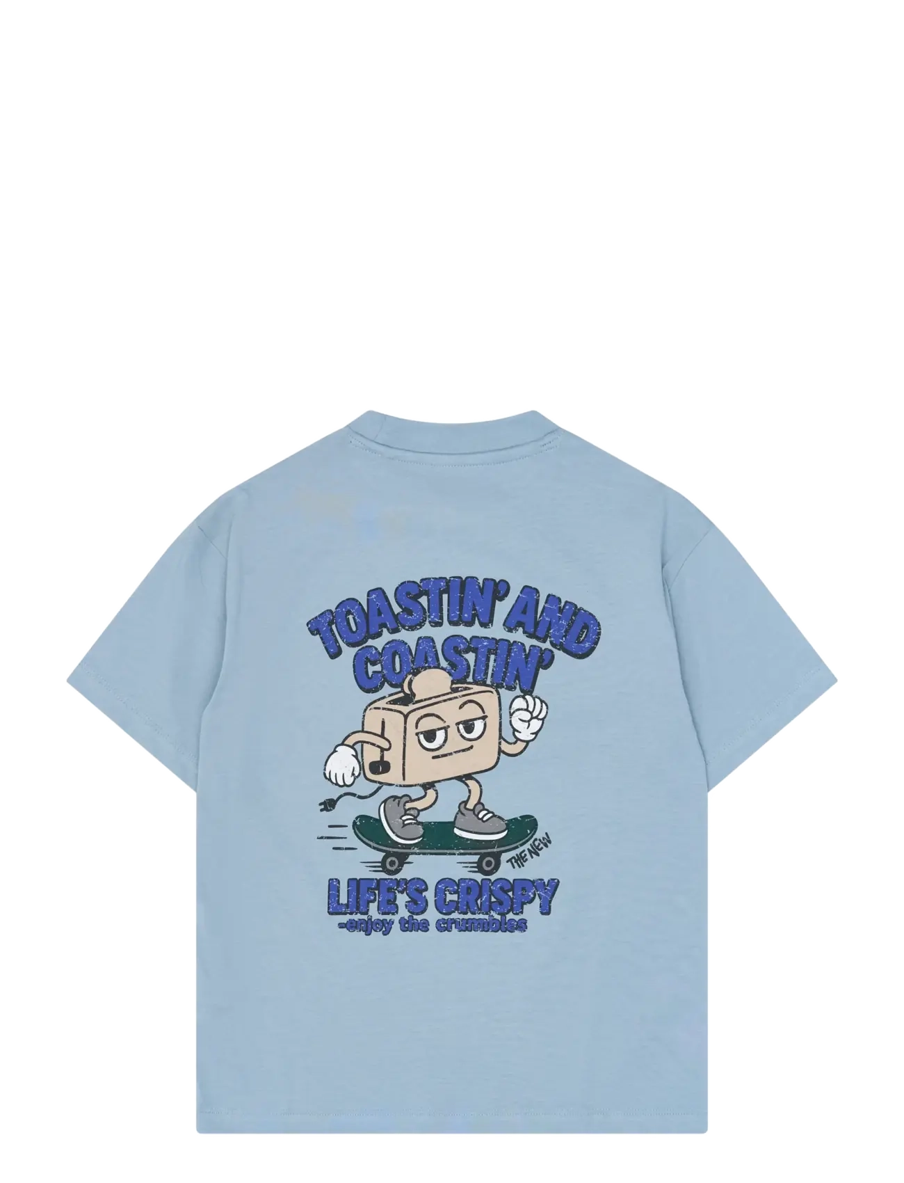 The New - TNVilmar OS S_S Tee - kortærmede t-shirts - ashley blue - 2