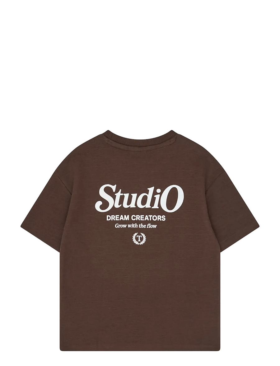 The New - TNVarl OS S_S Tee - kortærmede t-shirts - chestnut - 2