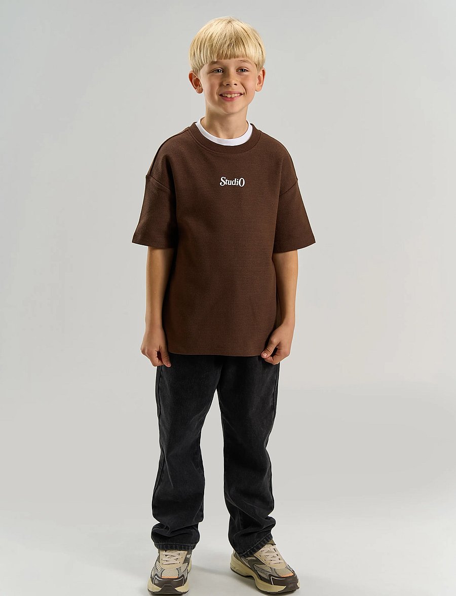 The New - TNVarl OS S_S Tee - kortærmede t-shirts - chestnut - 0