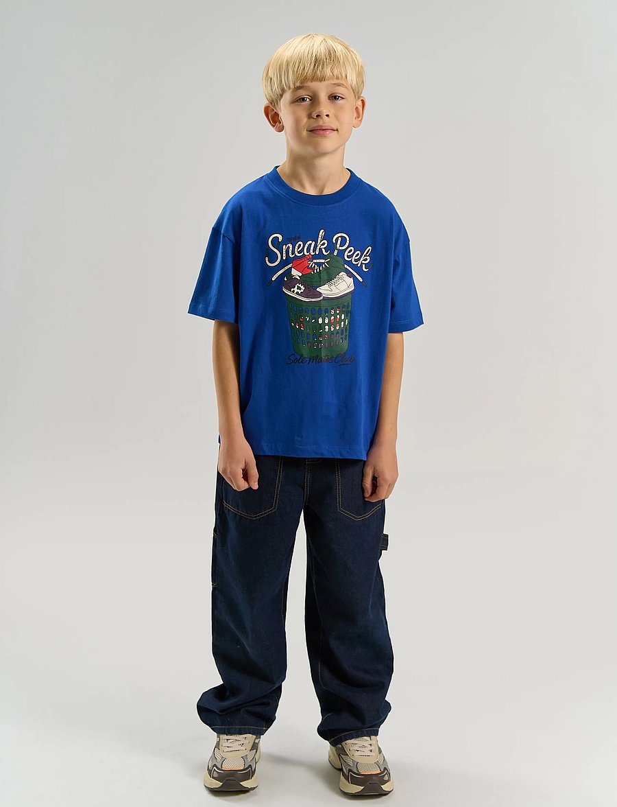 The New - TNVitali OS S_S Tee - kurzärmelige - mazarine blue - 0