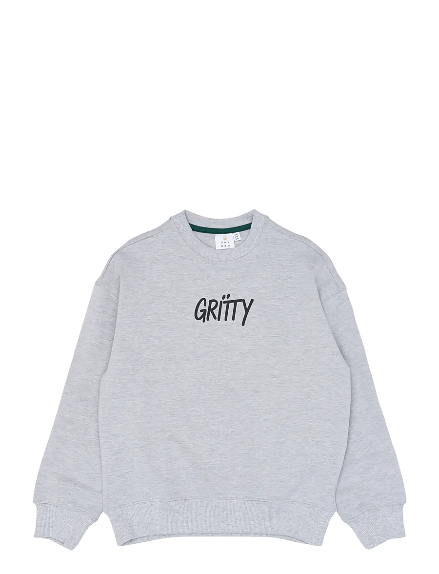 The New - TNViggo OS Melange Sweatshirt - sweatshirts - light grey melange - 0