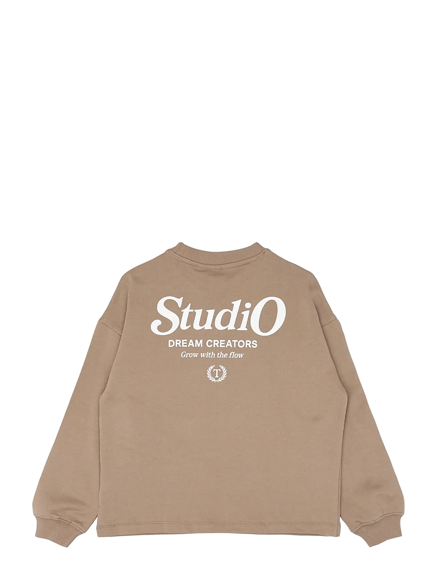 The New - TNVicente OS Sweatshirt - sweatshirts - taupe gray tn - 2