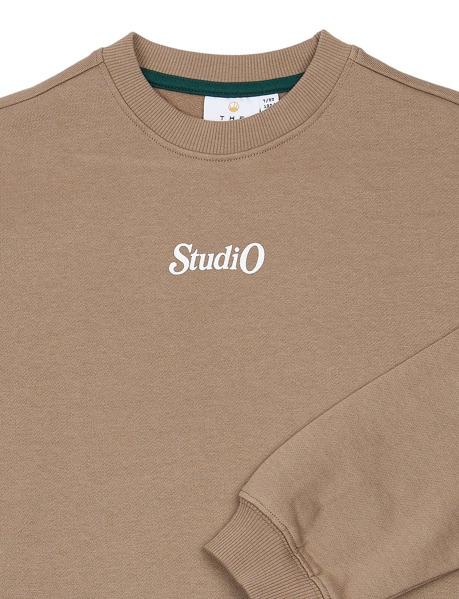 The New - TNVicente OS Sweatshirt - sweatshirts - taupe gray tn - 4