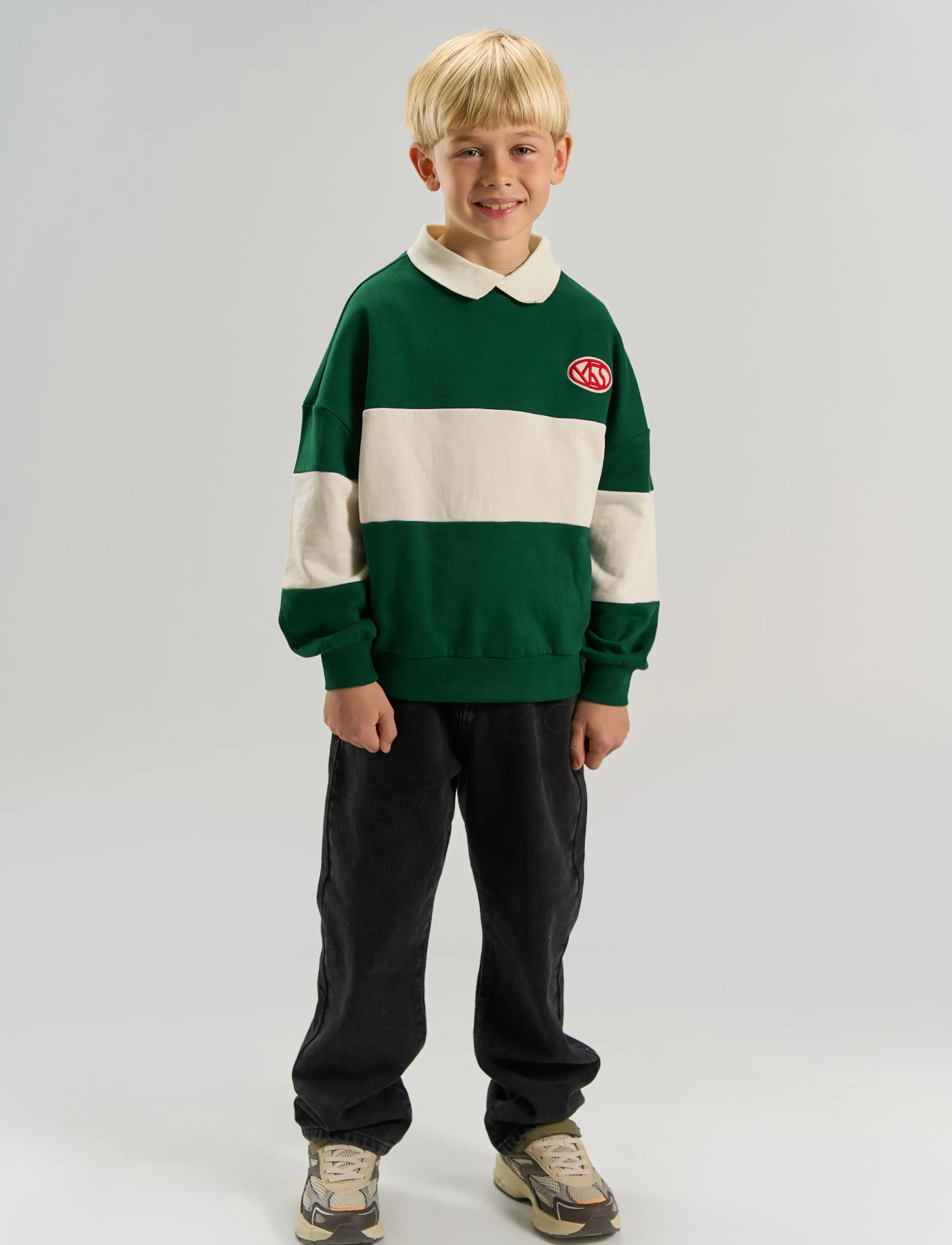 The New TNVirgil OS Polo Sweatshirt - Poloshirts - JUNE BUG / green