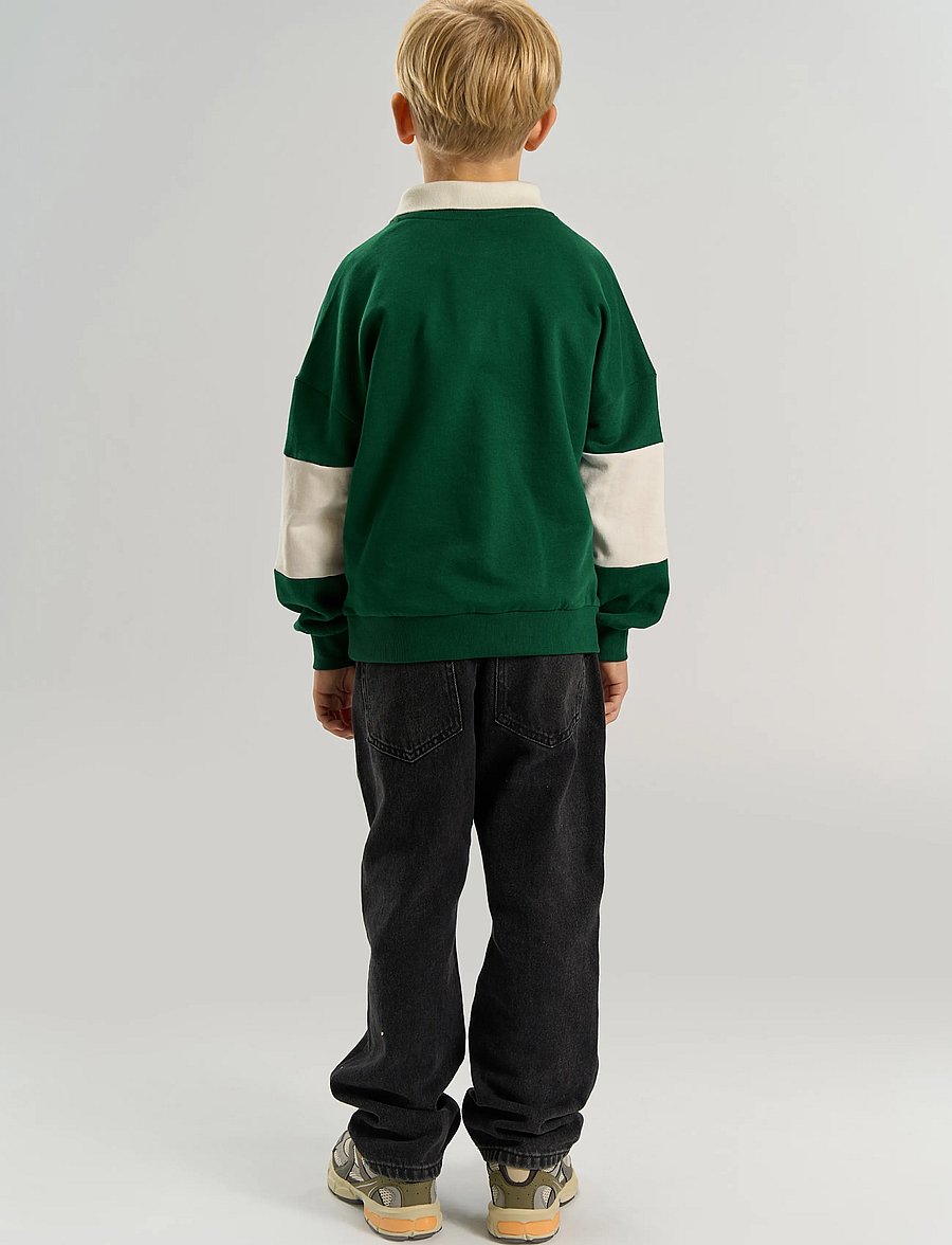 The New - TNVirgil OS Polo Sweatshirt - langärmelig poloshirt - june bug - 3
