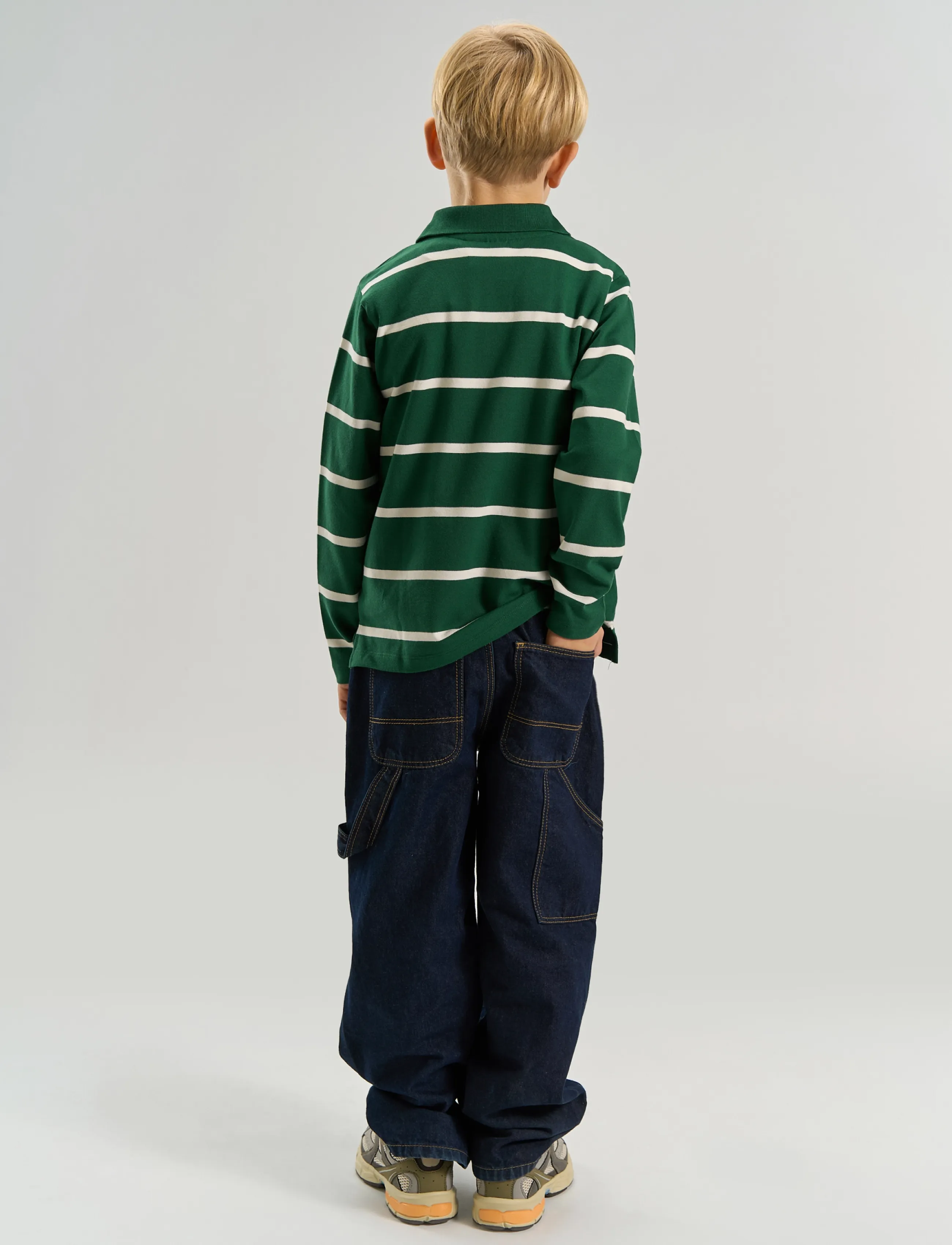 The New - TNVuk L_S Pique Polo - june bug striped - 3