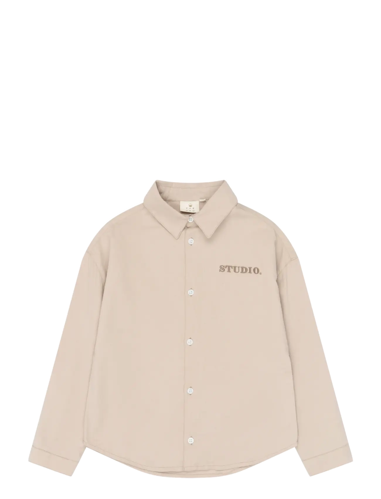 The New TNVale OS L_S Shirt - The New - HUMUS / beige