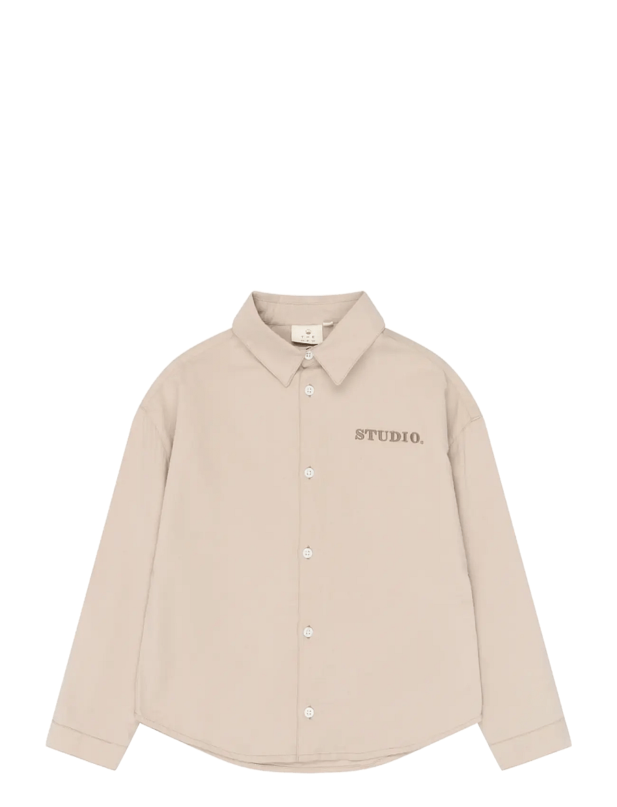 The New - TNVale OS L_S Shirt - langärmlige hemden - humus - 0