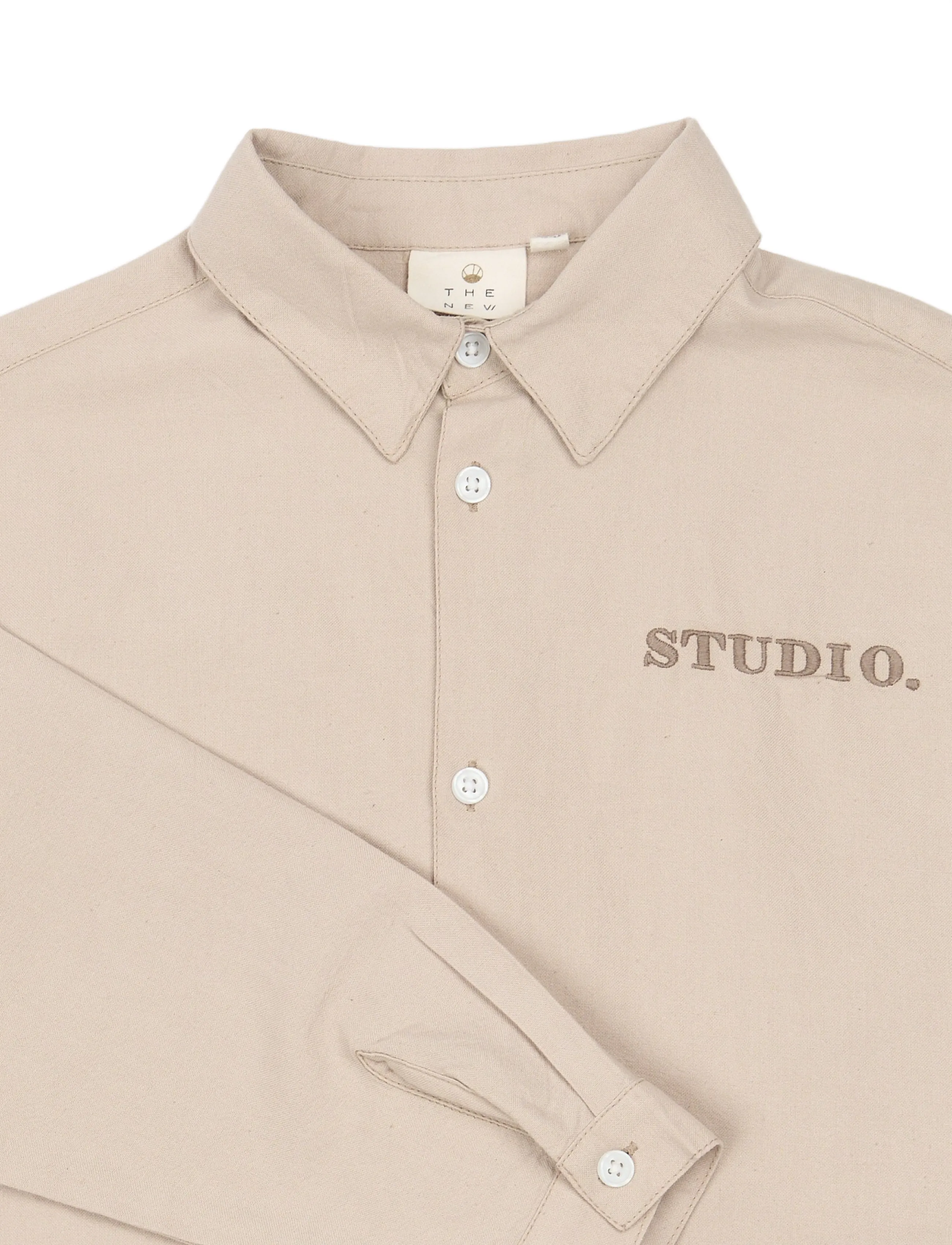 The New - TNVale OS L_S Shirt - langärmlige hemden - humus - 2