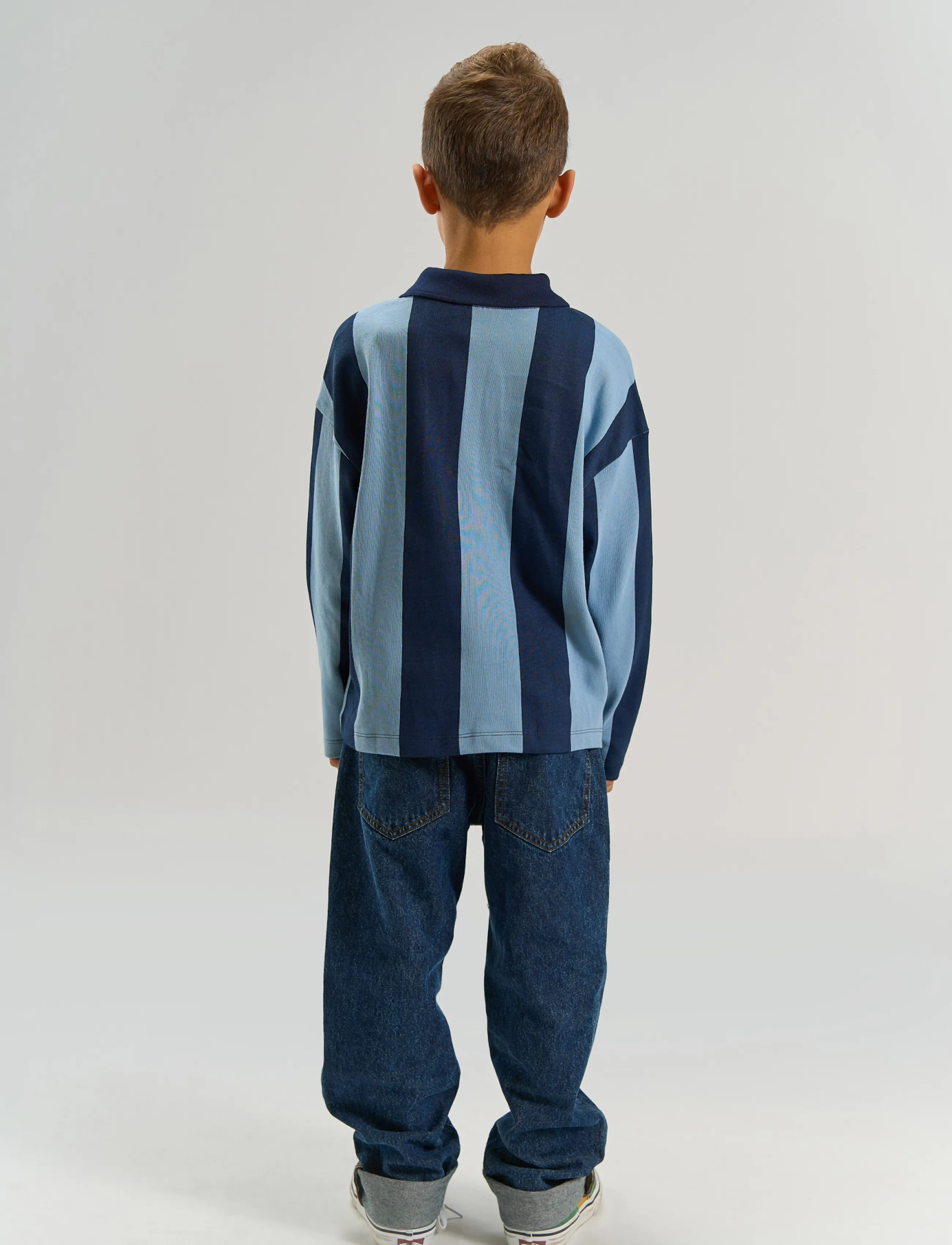 The New - TNVudio OS L_S Polo - langærmede poloer - navy blazer striped - 3