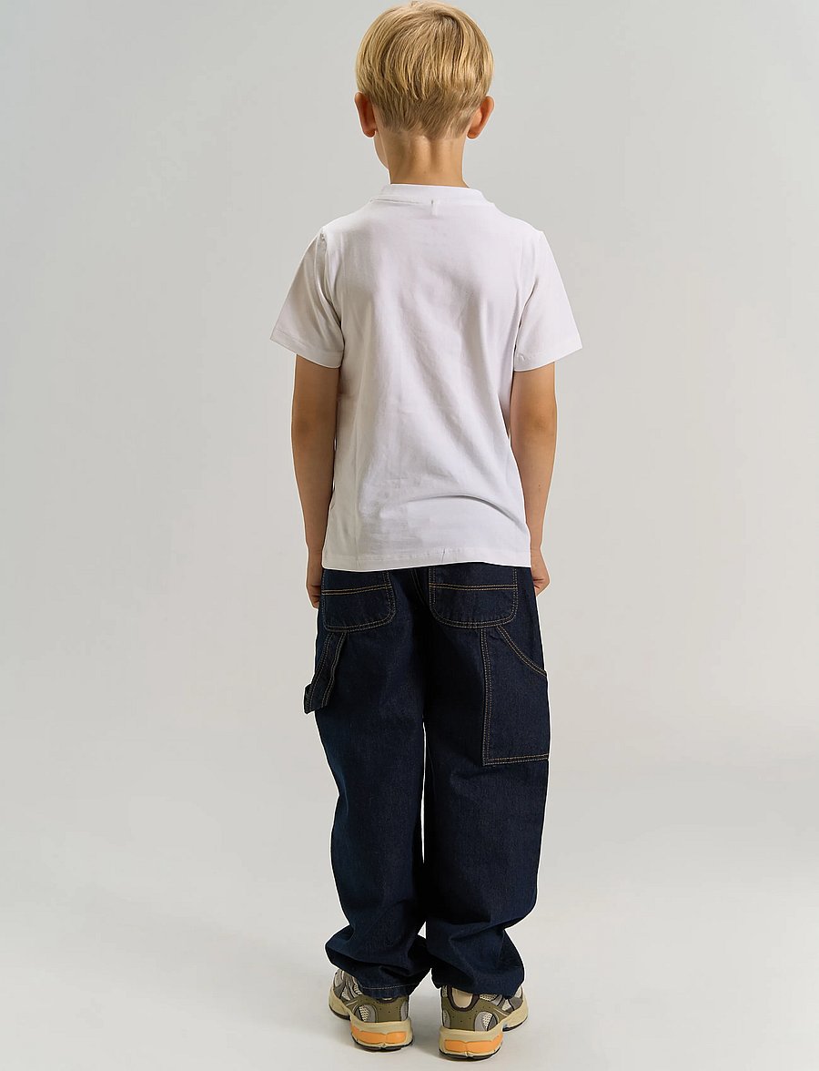 The New - TNBern Baggy Fit Worker Jeans - unwashed blue denim 398 - 3