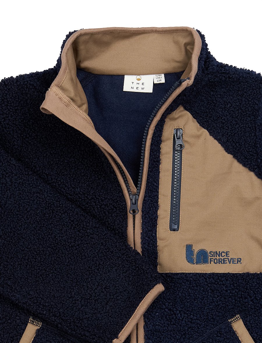 The New - TNStorm Uni Teddy Jacket - fleecejakker - navy blazer - 4