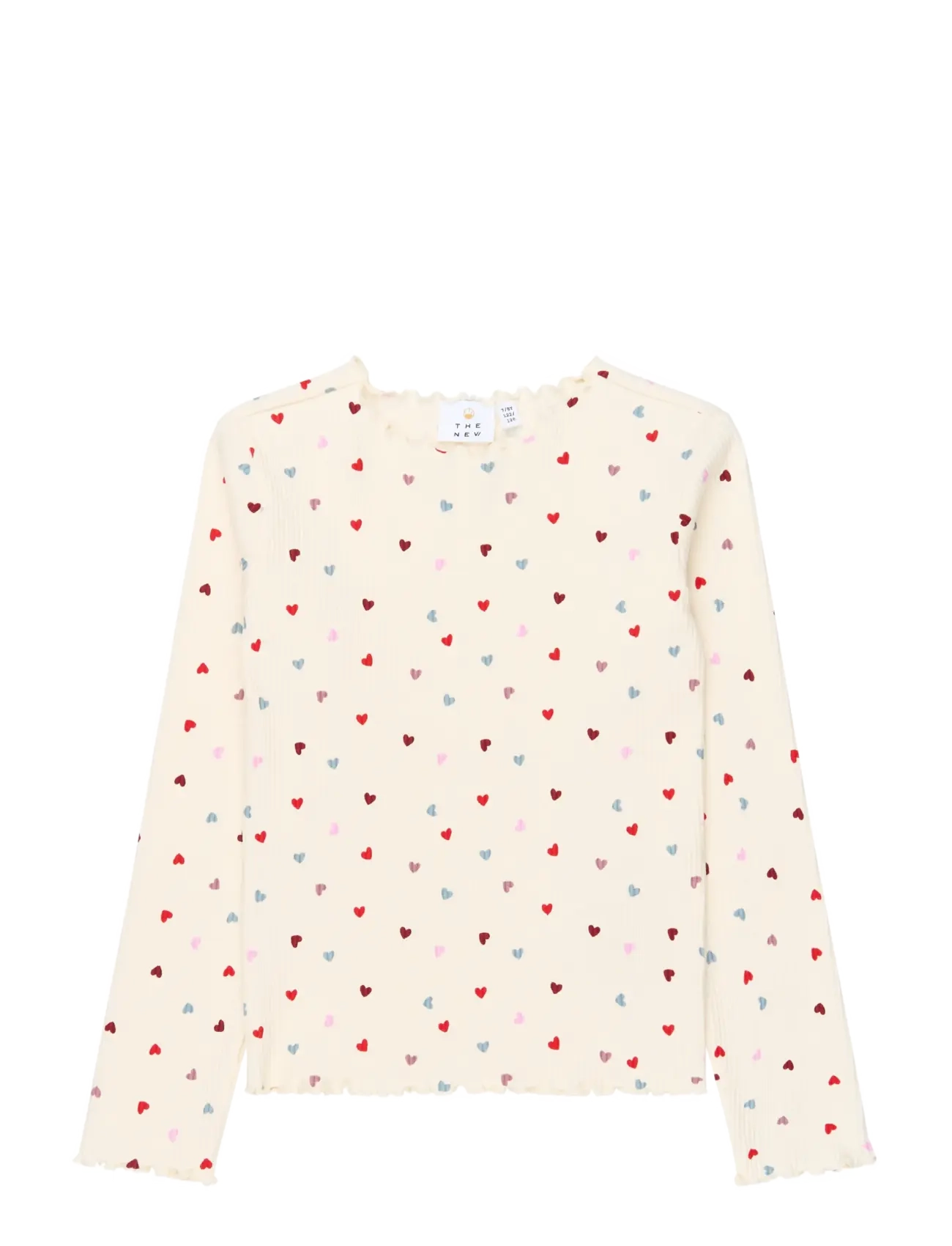 The New - TNVerina L_S Rib Set - pyjamasset - gardenia aop - 1