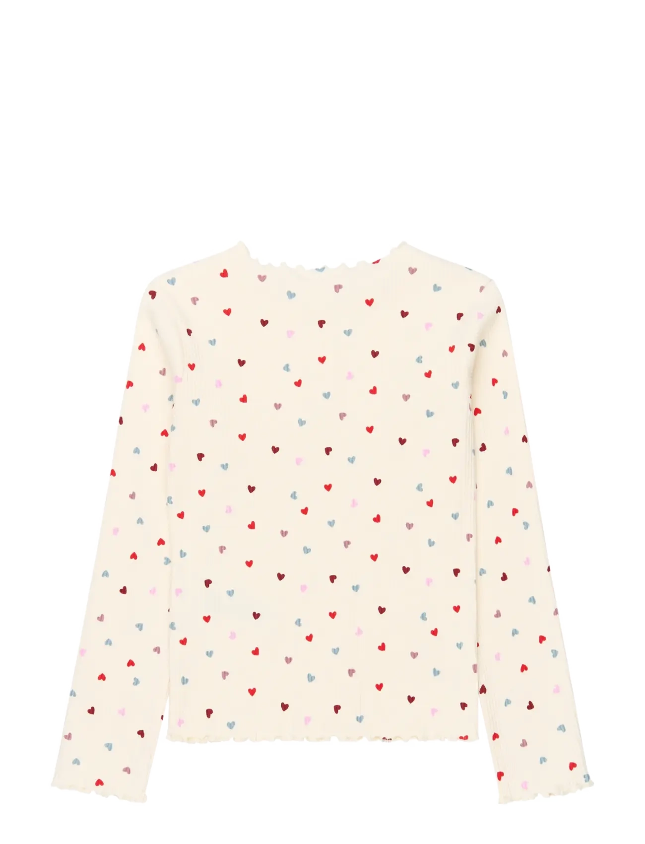 The New - TNVerina L_S Rib Set - pyjamasset - gardenia aop - 2