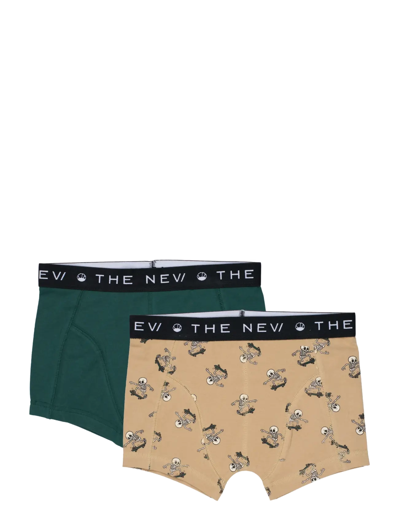 The New Tnthe New Boxers 2-Pack, Børn, 2-Pak Boxershorts, Grøn, Str: 122/128