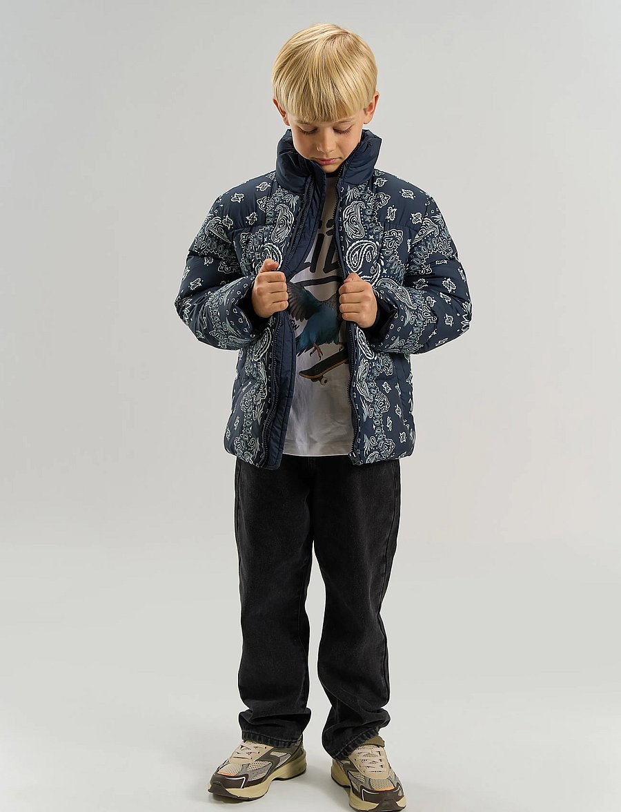 The New - TNUllvar Puffer Jacket - navy blazer aop - 5