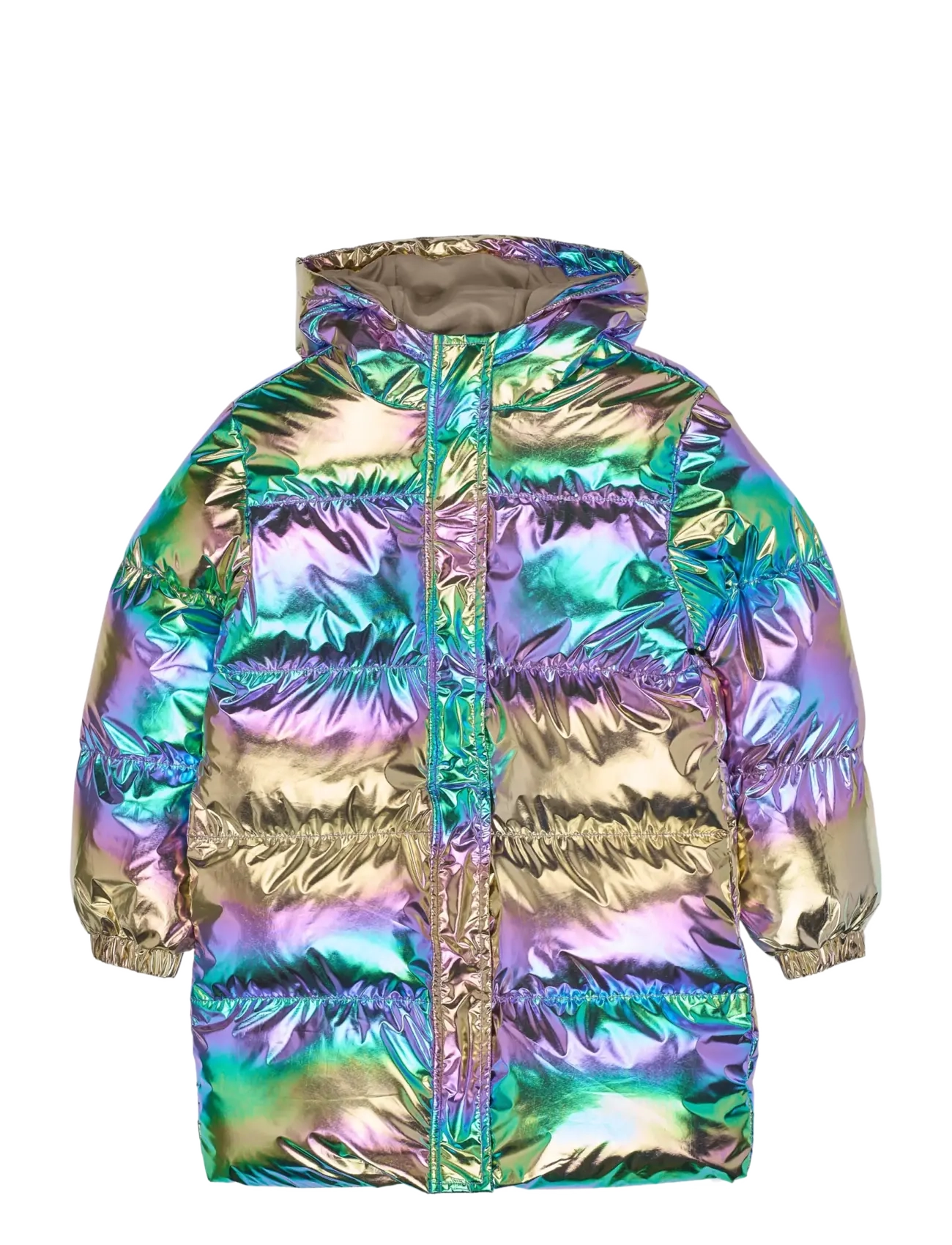 The New TNUnicca Long Puffer Jacket - The New - METALLIC MULTICOLOR / multi