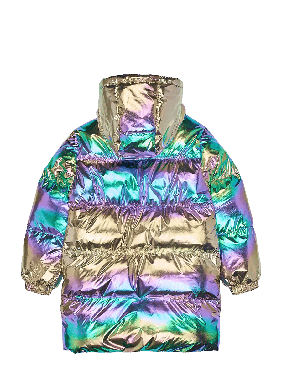 The New - TNUnicca Long Puffer Jacket - steppjacken - metallic multicolor - 2