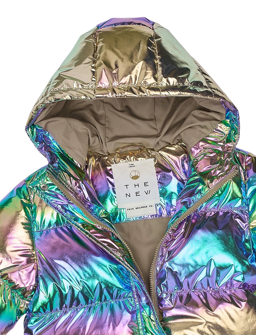 The New - TNUnicca Long Puffer Jacket - steppjacken - metallic multicolor - 5