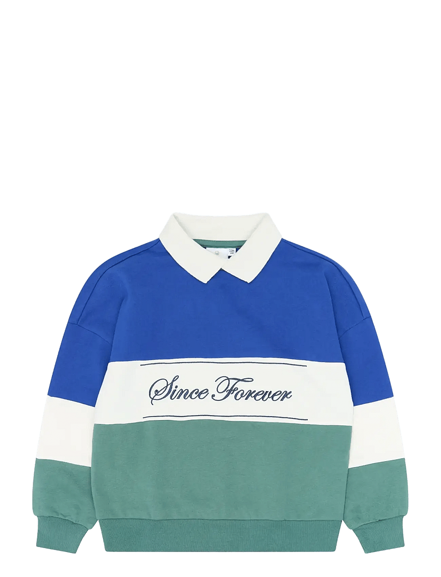 The New - TNYirgil OS Polo Sweatshirt - pikkade varrukatega polod - north atlantic striped tn - 0
