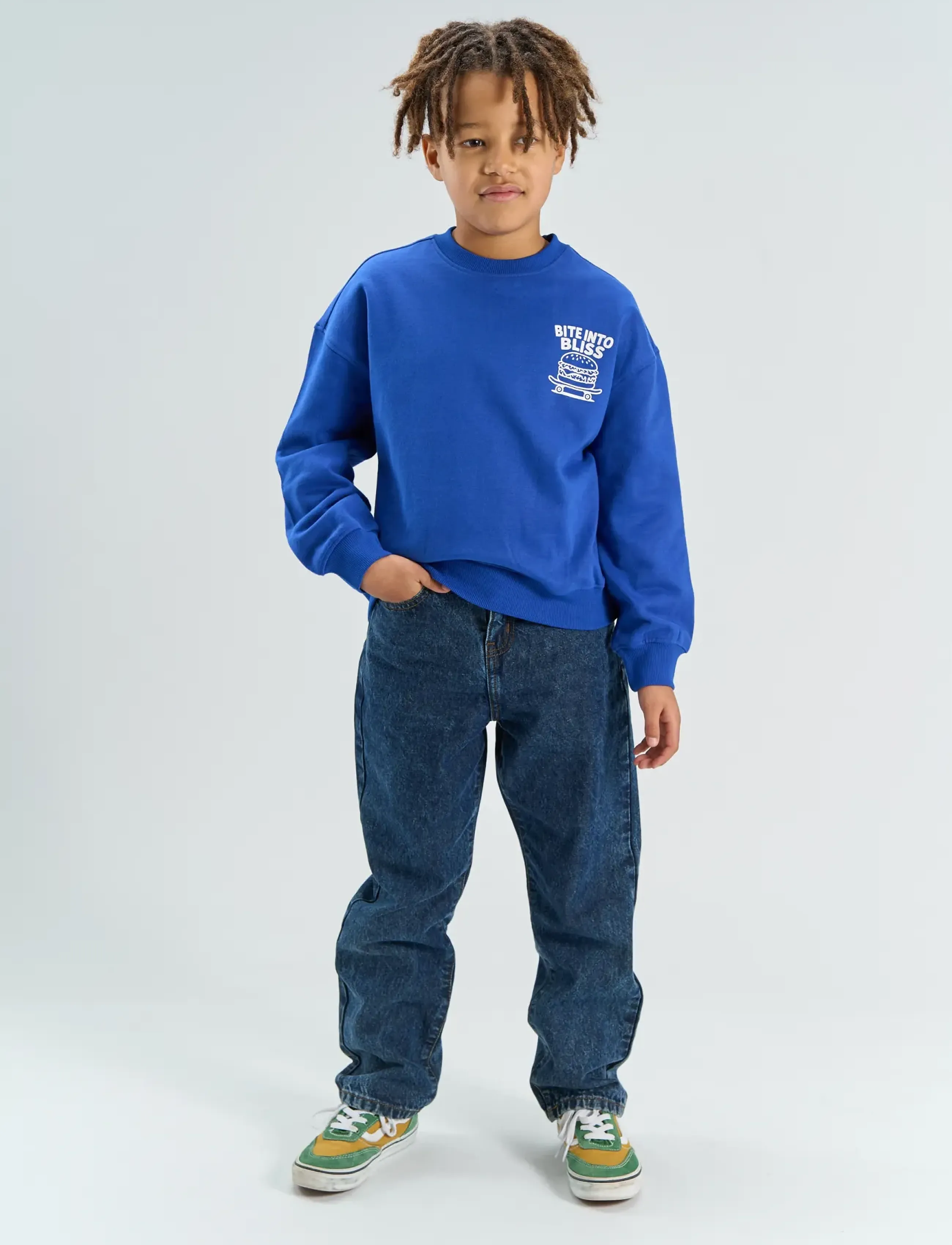 The New TNYonas OS Sweatshirt - Dressipluusid ja kapuutsiga pusad - MAZARINE BLUE / blue