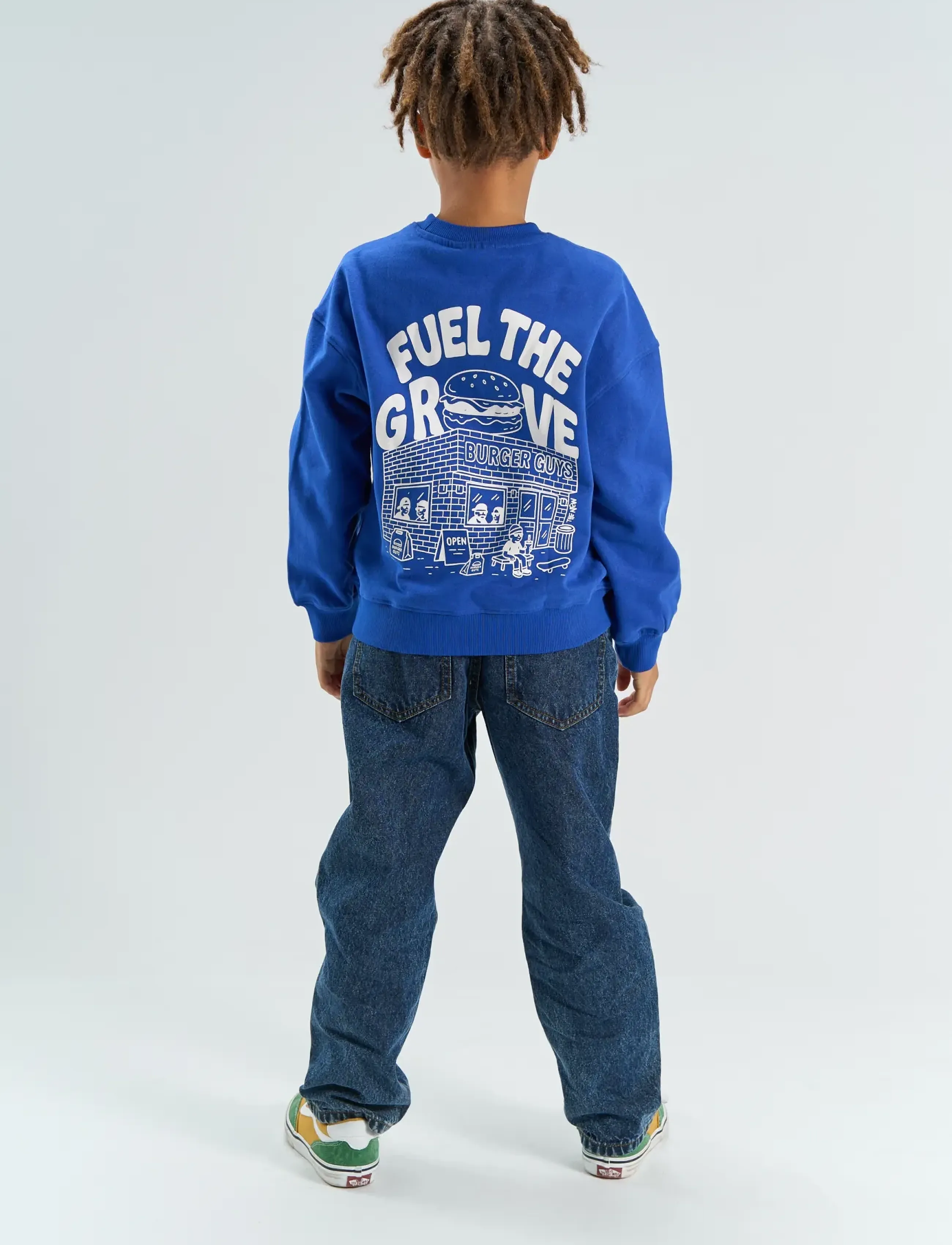 The New - TNYonas OS Sweatshirt - dressipluusid - mazarine blue - 3