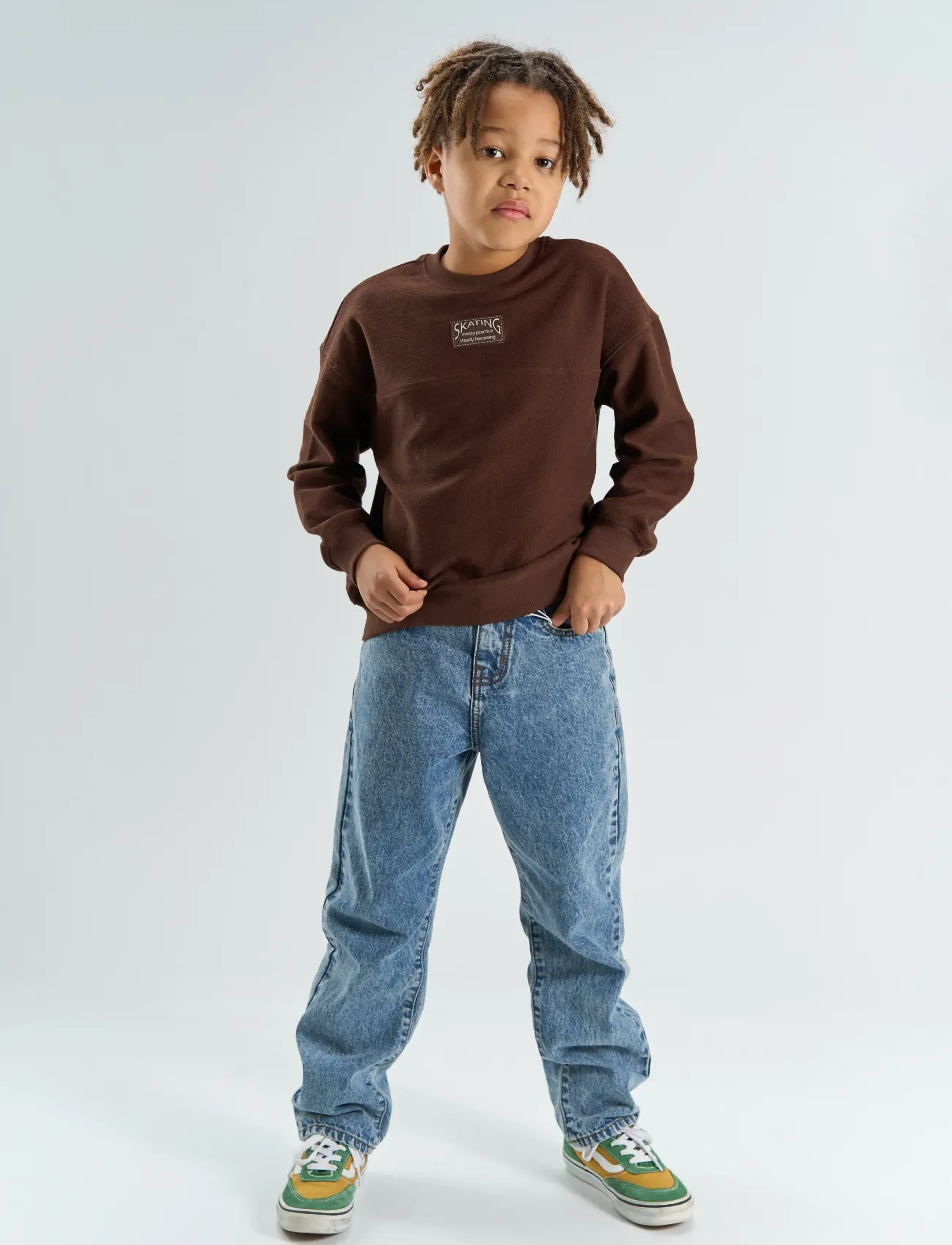 The New TNYonah OS Sweatshirt - Dressipluusid ja kapuutsiga pusad - CHESTNUT / brown