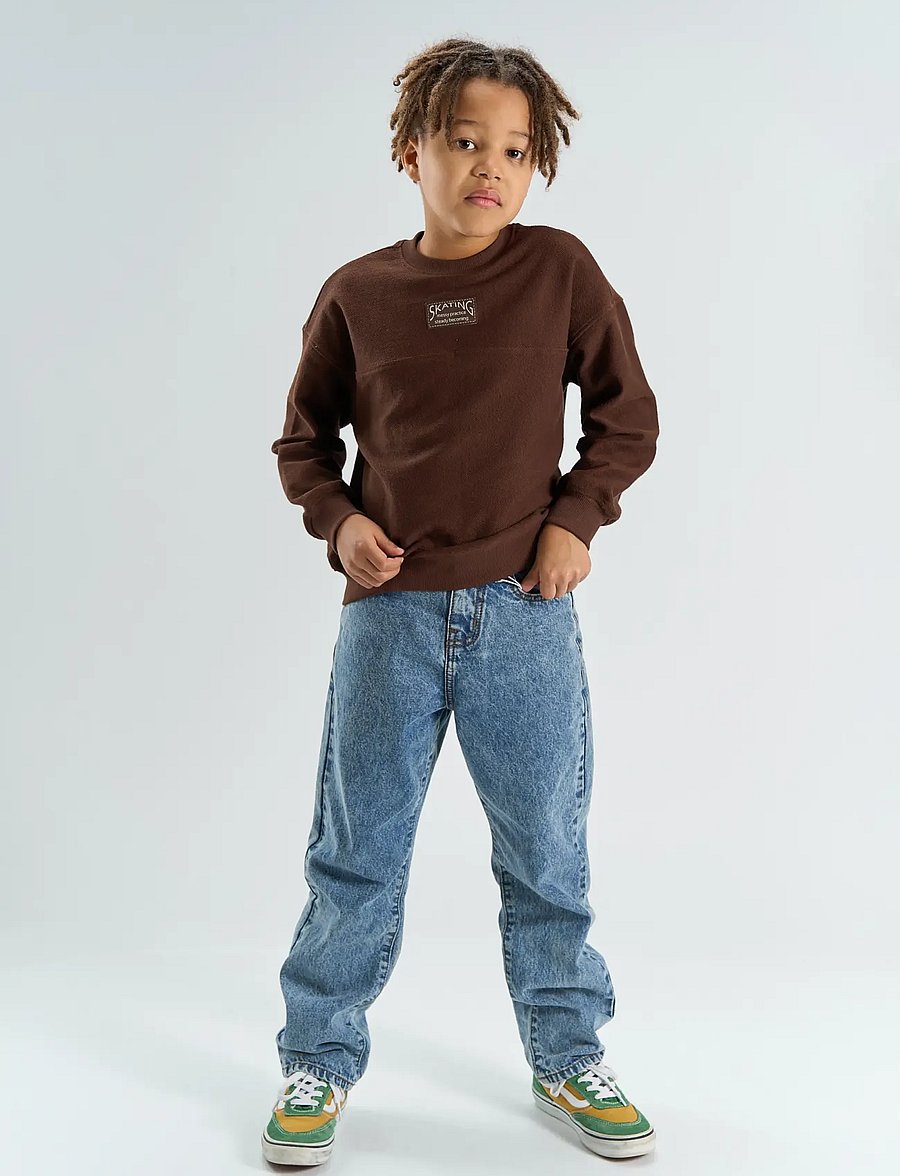 The New - TNYonah OS Sweatshirt - dressipluusid - chestnut - 0
