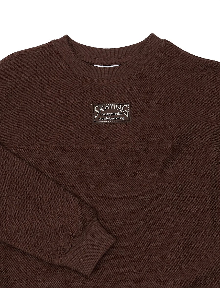 The New - TNYonah OS Sweatshirt - dressipluusid - chestnut - 4