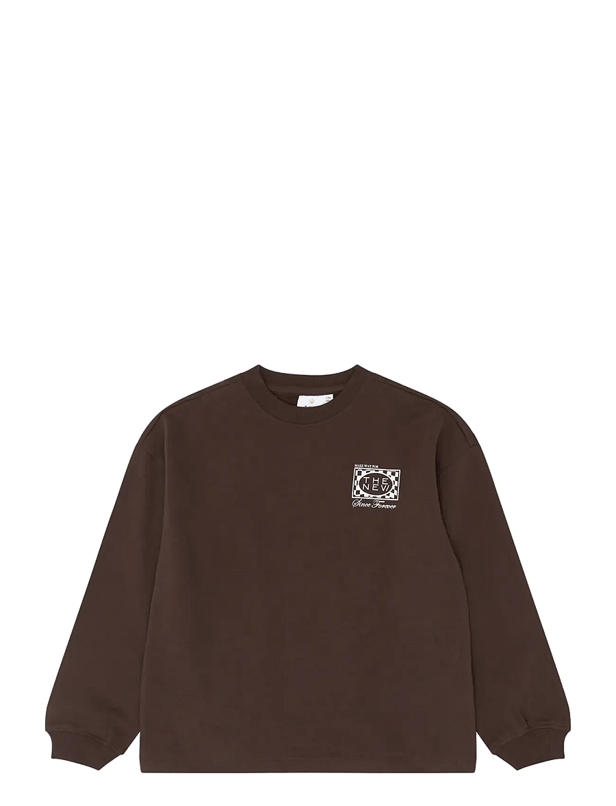 The New - TNYanno OS Sweatshirt - dressipluusid - chestnut - 1