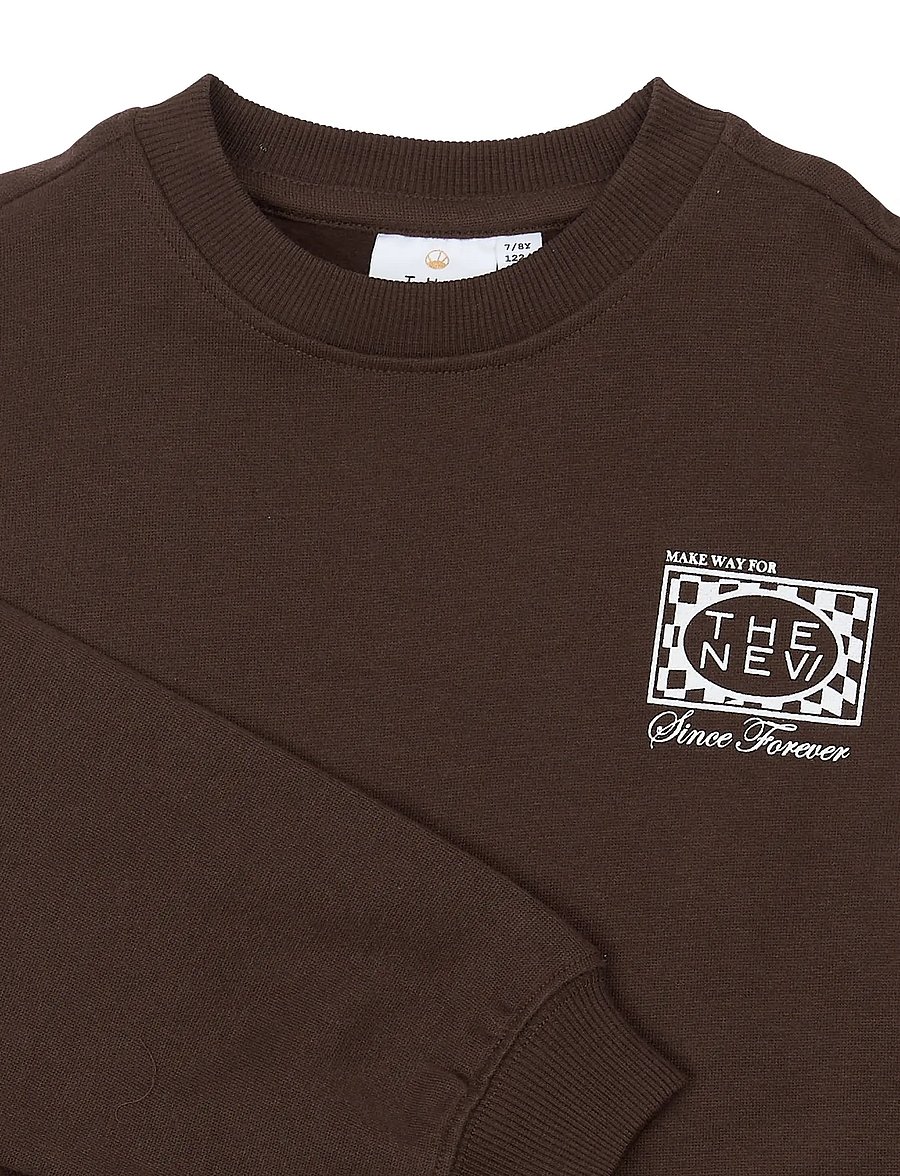 The New - TNYanno OS Sweatshirt - dressipluusid - chestnut - 4