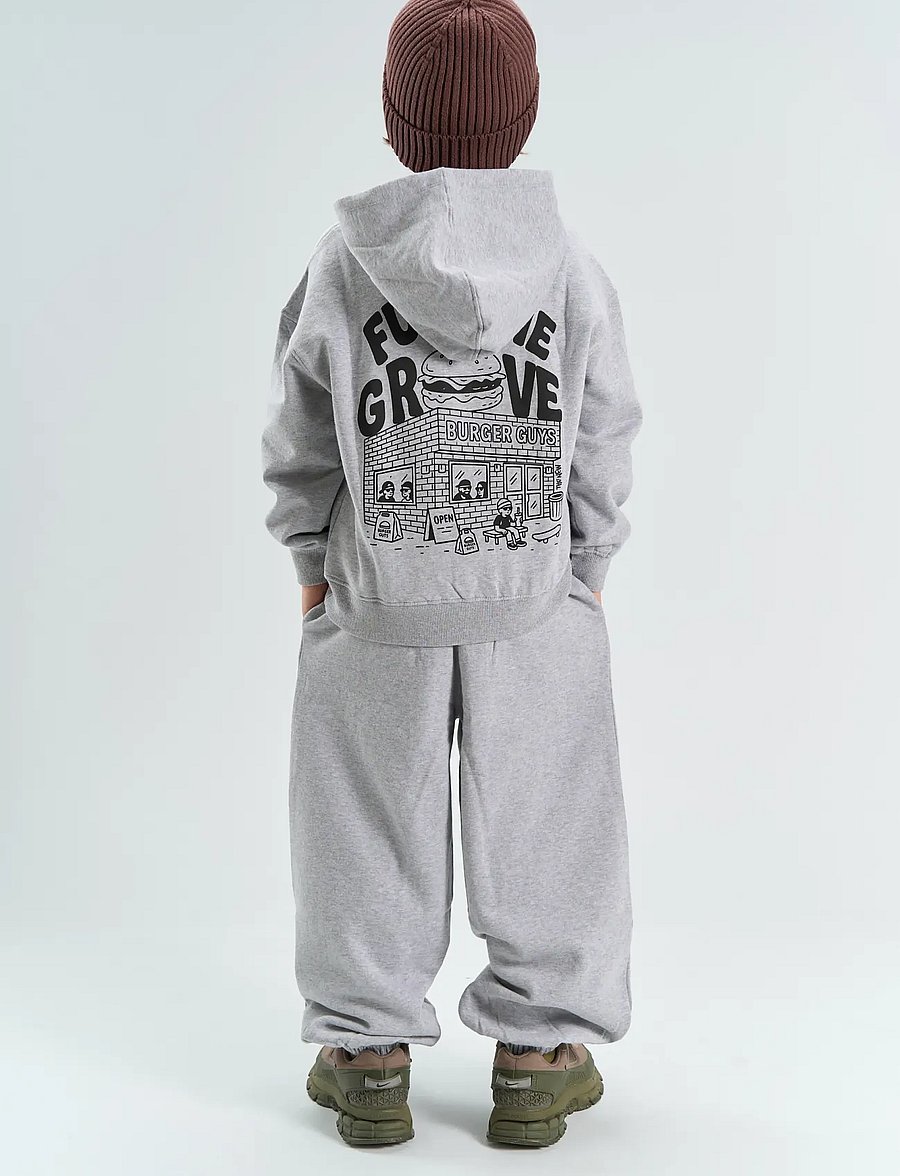 The New - TNYon OS Melange Hoodie - dressipluusid - light grey melange - 3