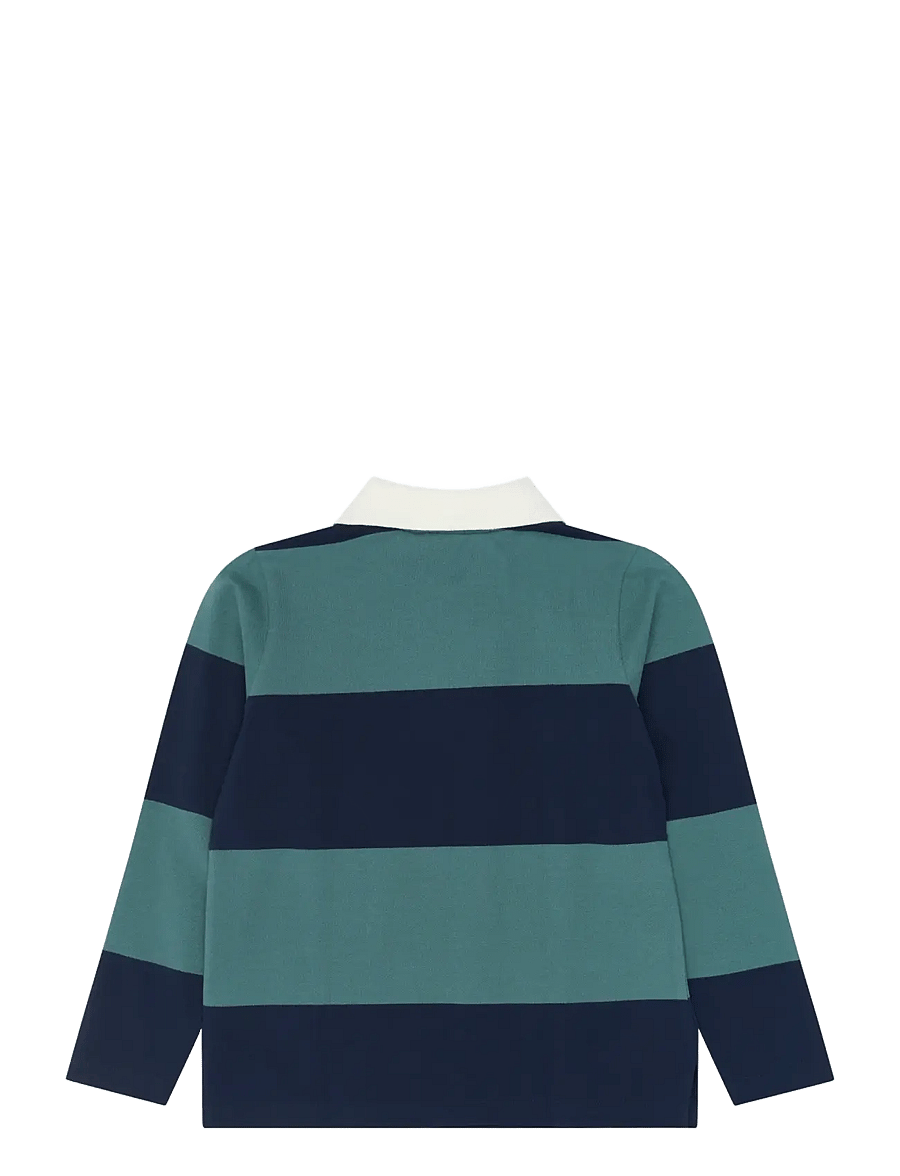 The New - TNYaron L_S Pique Polo - langärmelig poloshirt - navy blazer striped - 2