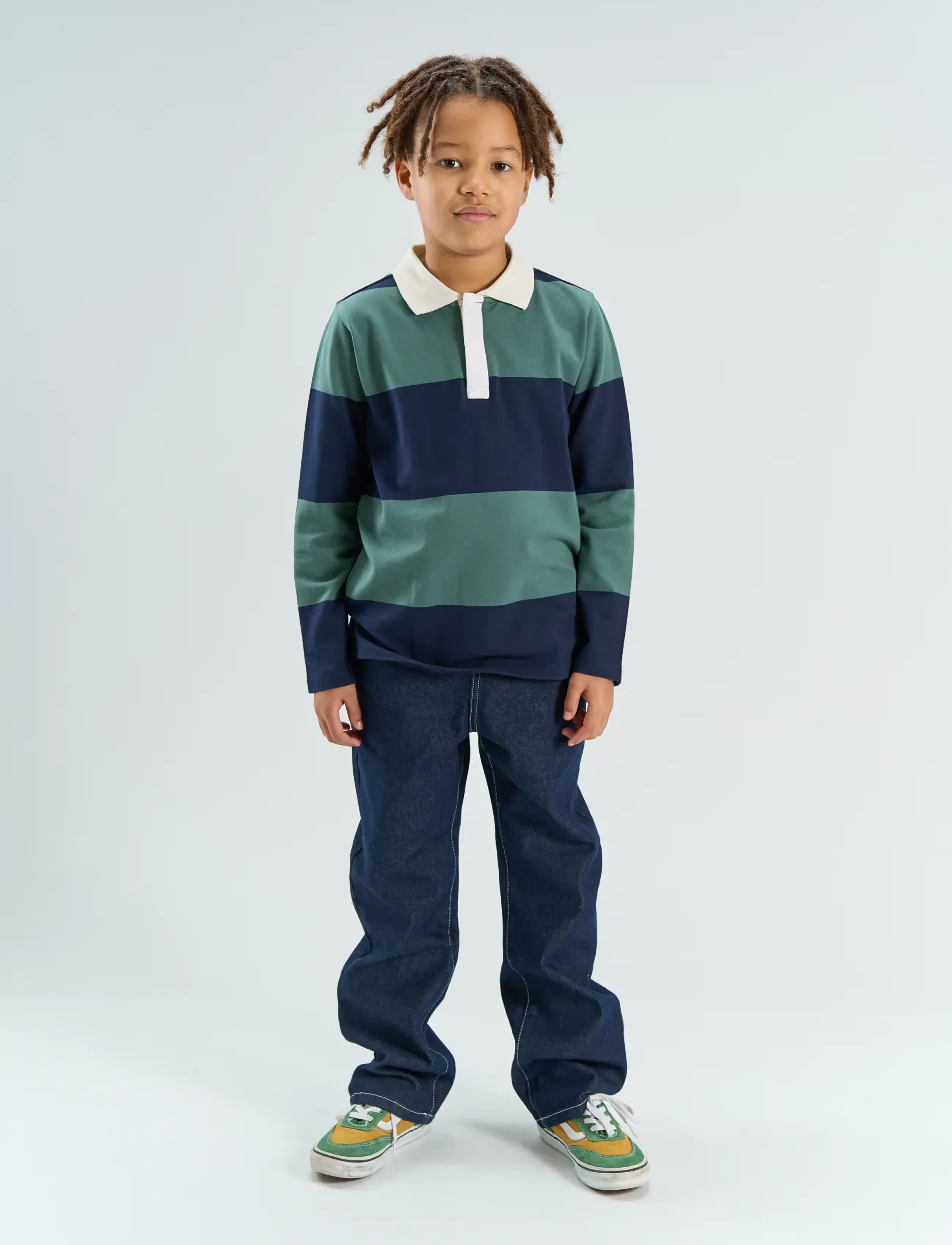 The New TNYaron L_S Pique Polo - Langärmelig poloshirt - NAVY BLAZER STRIPED / navy
