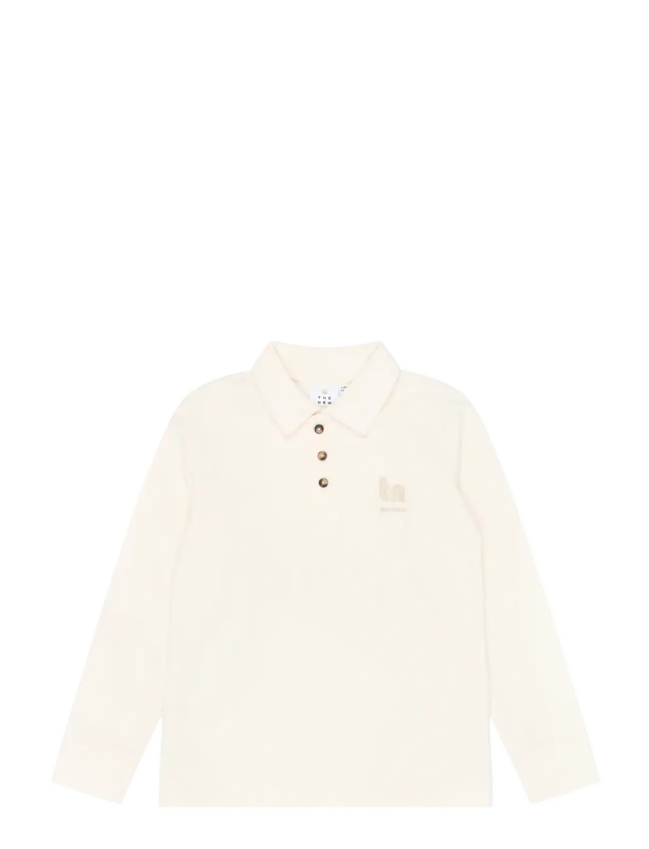 The New - TNYanko L_S Structured Polo - pikkade varrukatega polod - gardenia - 1
