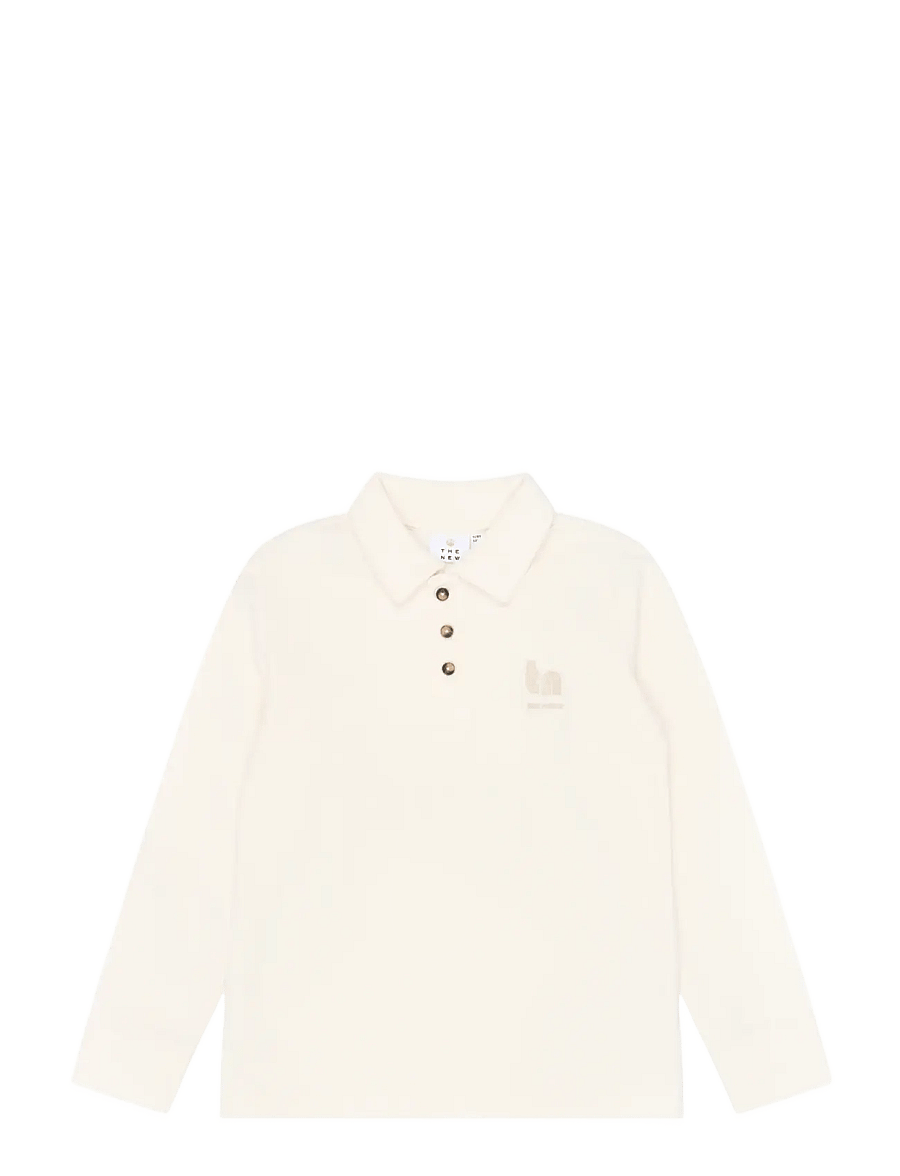 The New - TNYanko L_S Structured Polo - pikkade varrukatega polod - gardenia - 1