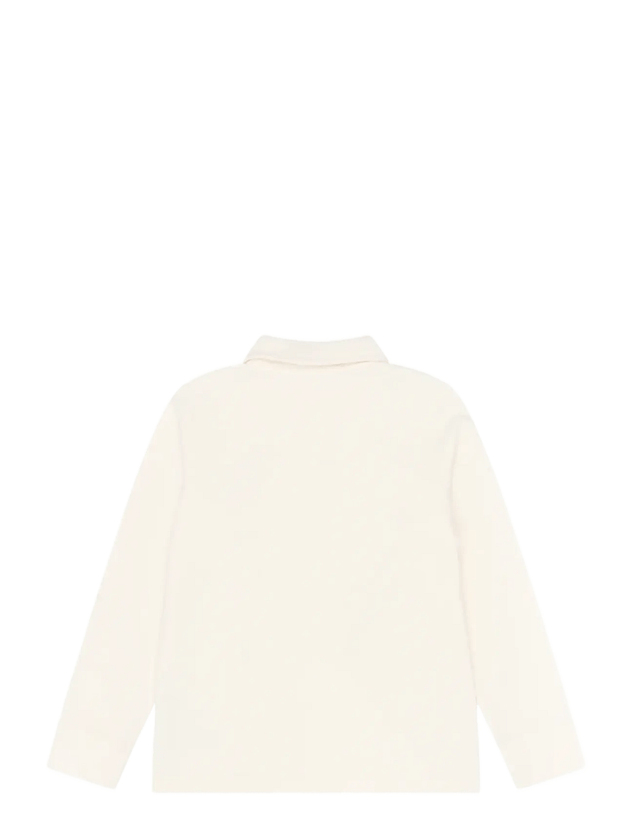 The New - TNYanko L_S Structured Polo - pikkade varrukatega polod - gardenia - 2