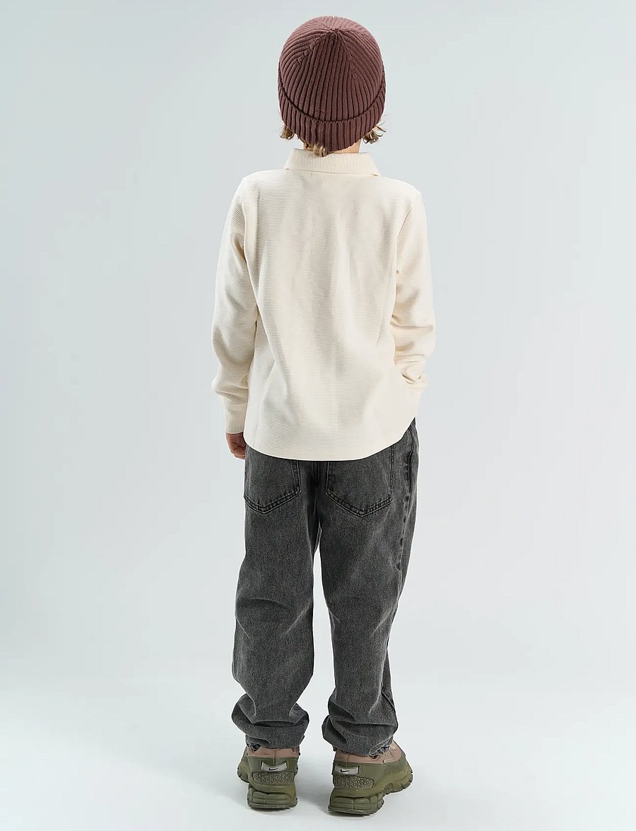The New - TNYanko L_S Structured Polo - pikkade varrukatega polod - gardenia - 3