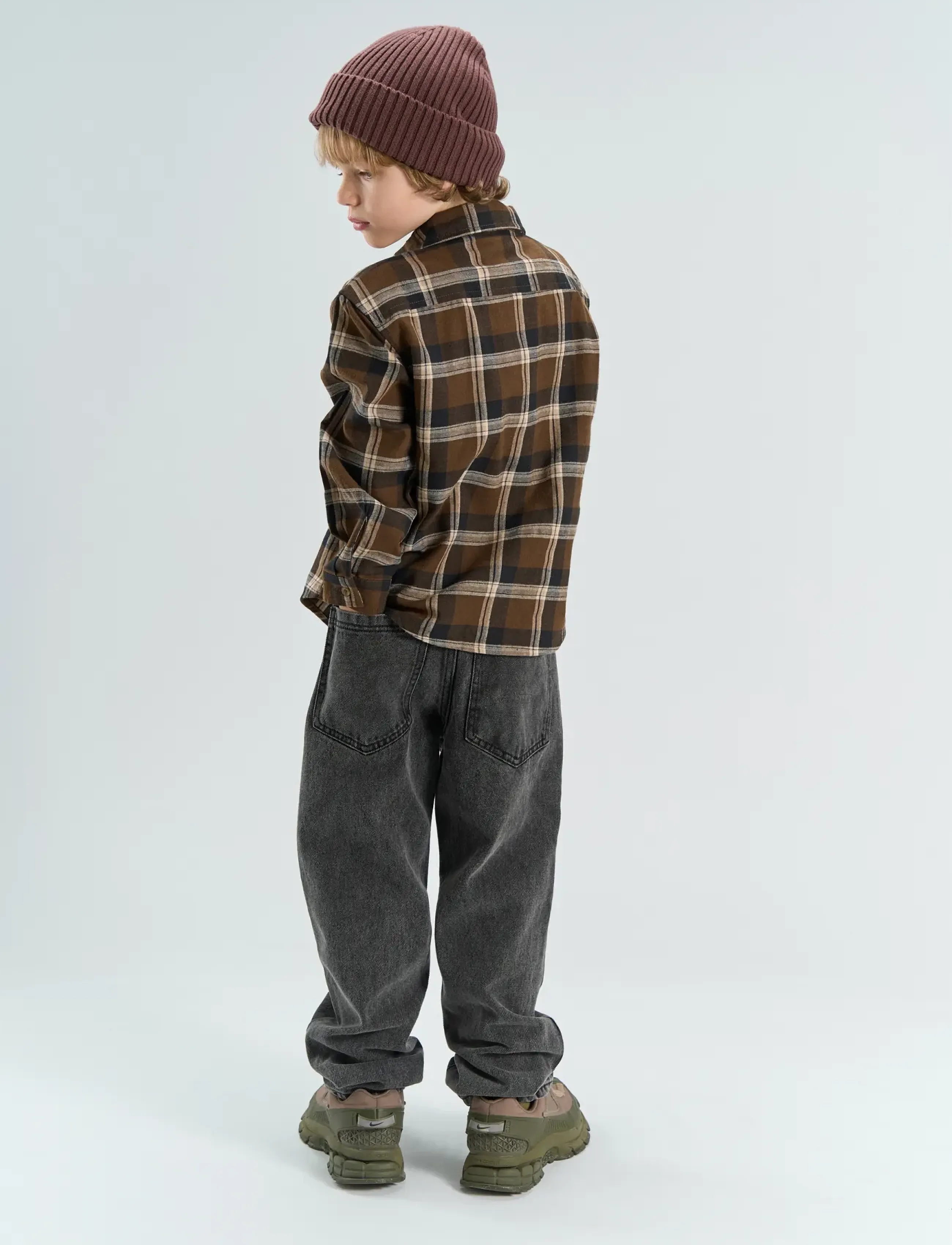 The New - TNYakim OS L_S Flannel Shirt - navy blazer check - 3