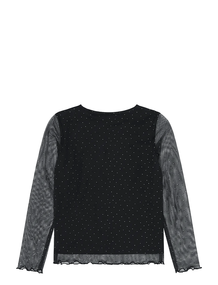 The New - TNYancy L_S Mesh Top - langärmelig - black beauty - 2