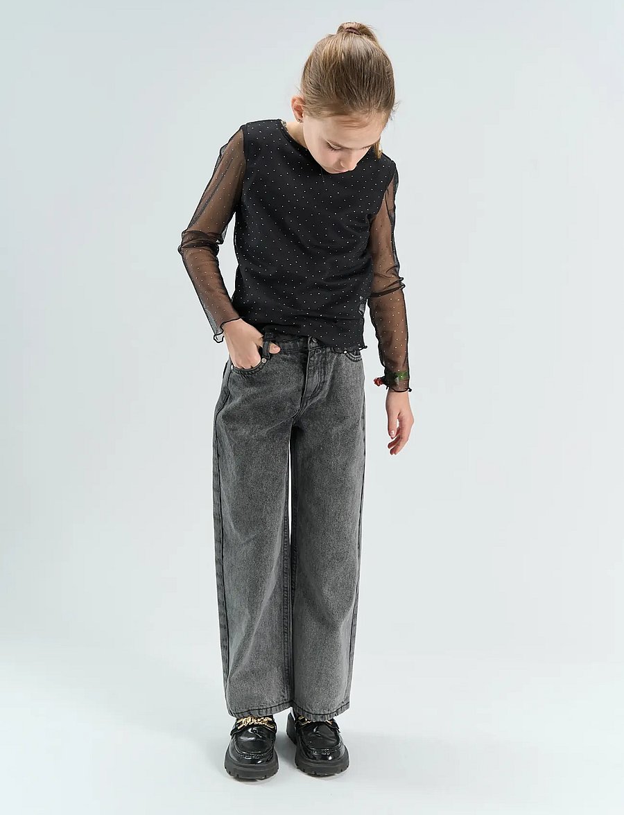 The New - TNYancy L_S Mesh Top - langärmelig - black beauty - 0