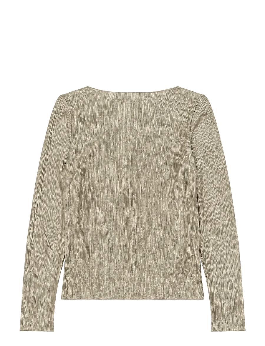 The New - TNYeva L_S Glitter Top - langärmelig - taupe gray tn - 1