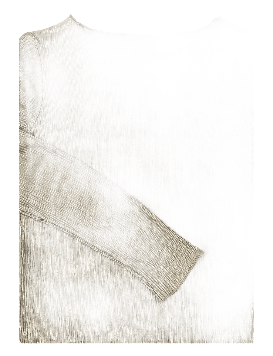 The New - TNYeva L_S Glitter Top - langärmelig - taupe gray tn - 2