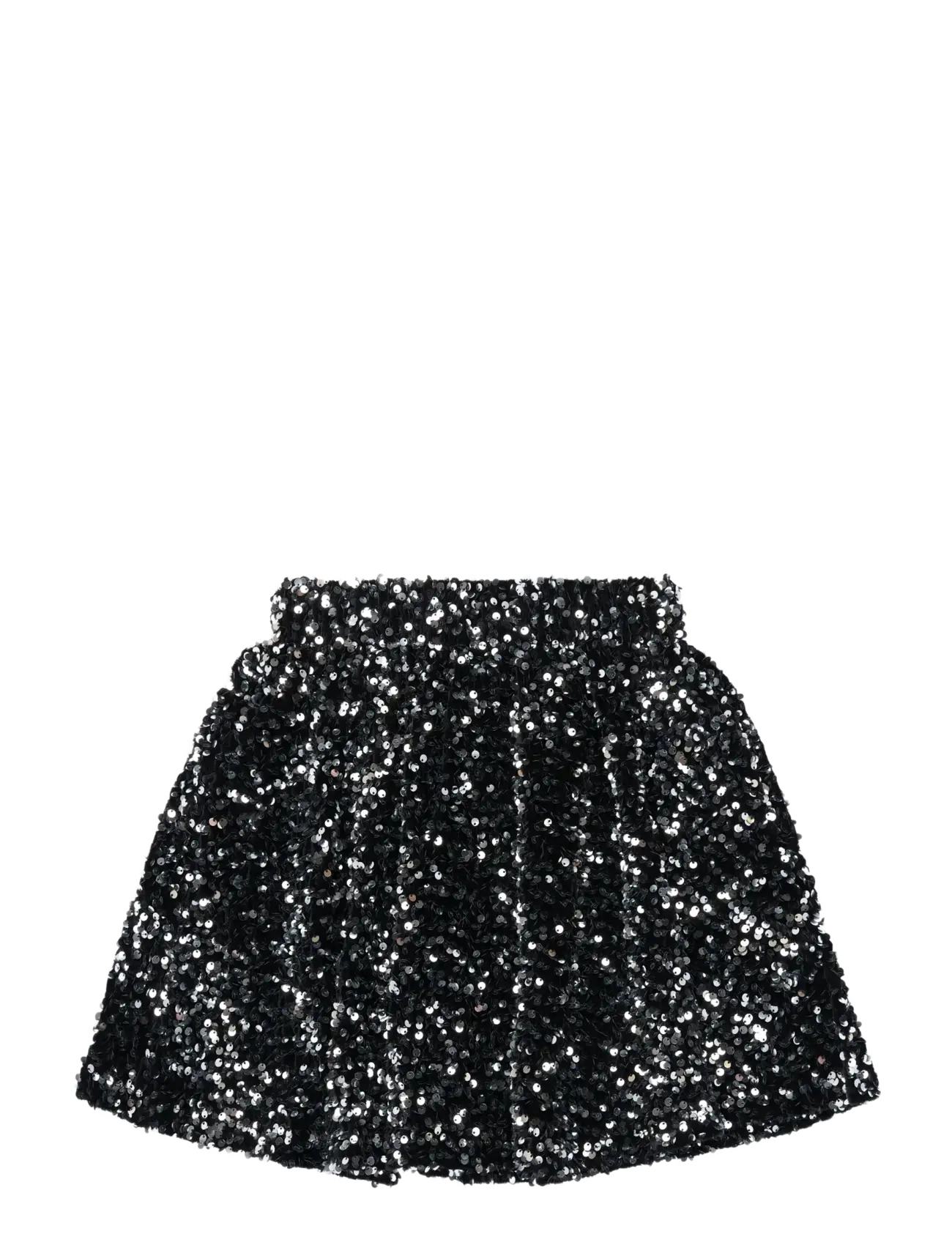 The New - TNYarlin Sequin Skirt - korta kjolar - black beauty - 2